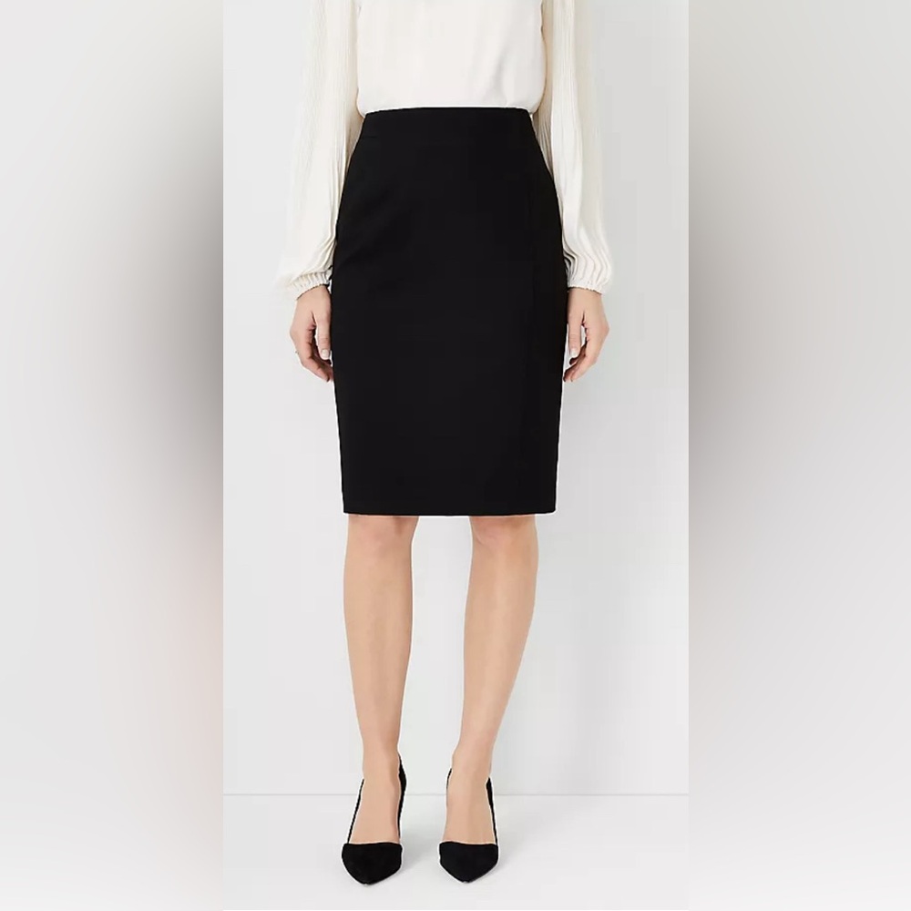 Ann Taylor The Tall Seamed Pencil Skirt in Seasonless Stretch Size 14 Tall - Picture 1 of 7